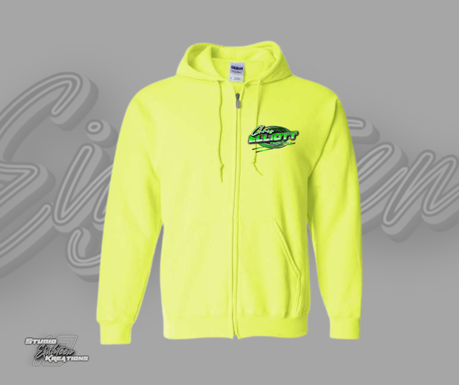 Graphic Zip Up Hoodie